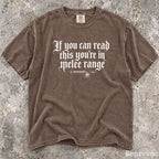 You’re in Melee Range Comfort Colors Shirt - Espresso / S - T-Shirt