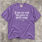 You’re in Melee Range Comfort Colors Shirt - Violet / S - T-Shirt